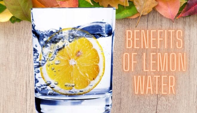 Benefits Of Lemon Water