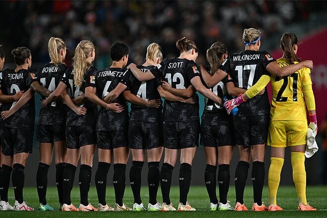 photo of New Zealand team