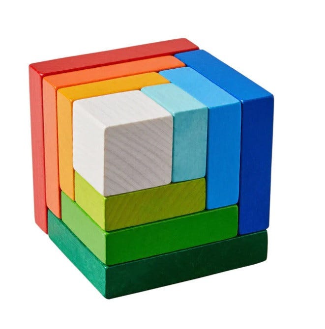 3D Rainbow Cube Arranging Game - the Best Christmas Gift