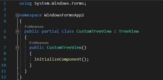 CustomTreeview C# WinForms