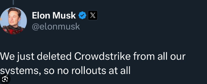 …perhaps going all Elon is not the best approach.