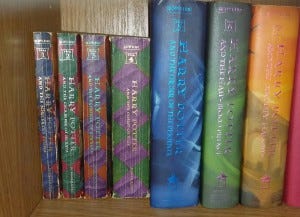 Here, I've laid out the entire Harry Potter series in its proper order to highlight my personal involvement with the series as I discuss throughout my blog.