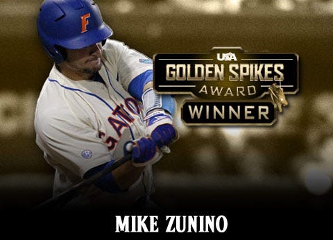 Former UF catcher Mike Zunino named to first all-star game