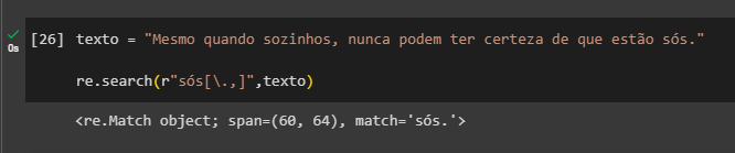 pesquisa apenas as substrings seguidas por uma vírgula (,) ou um ponto (.):