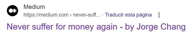 Correct title on Google