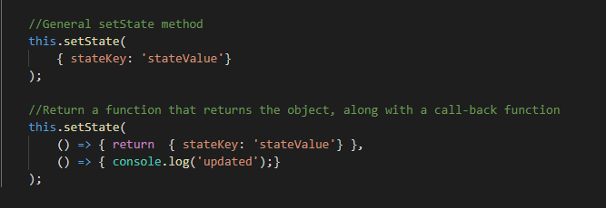 Better way to setState()