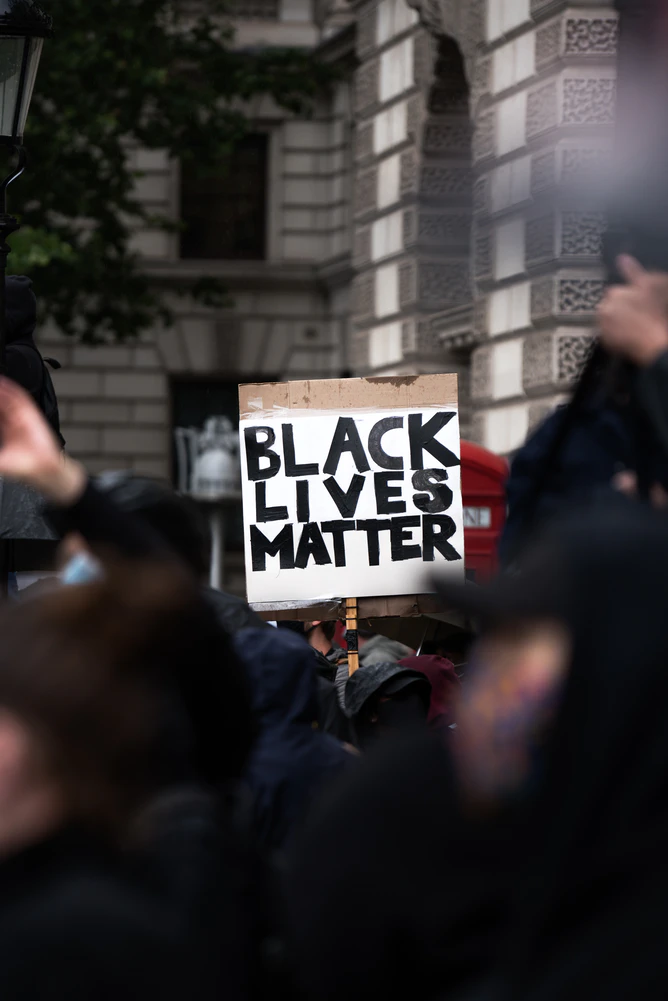Black Lives Matter example. Description below.