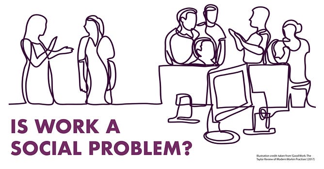 Is work a social problem?