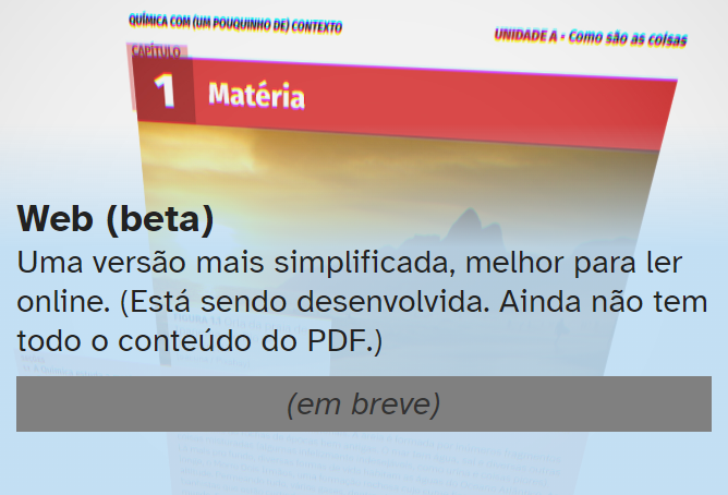 Print do site do meu livro, mostrando uma seção “Web (beta)” e um botão “(em breve)”. Por trás do texto, há um mockup de um layout HTML do livro.