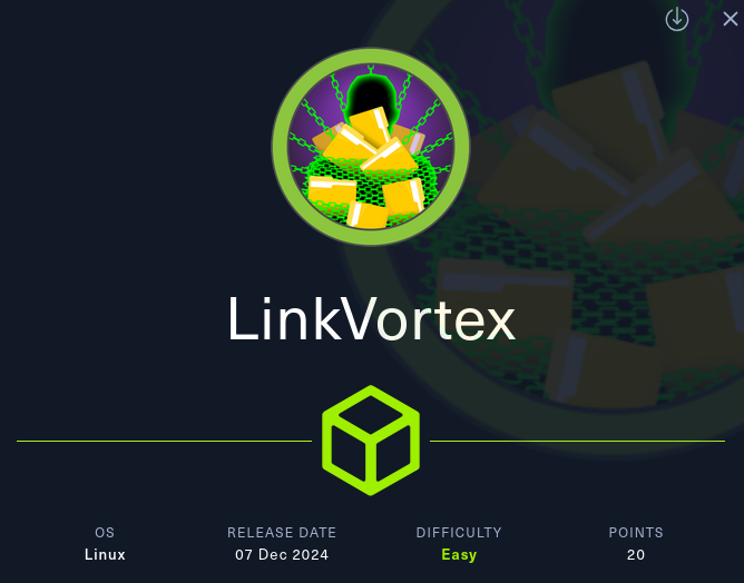 Machine Name: LinkVortex