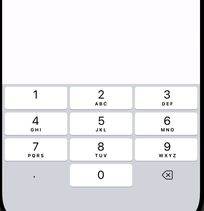 iOS key fixed decimal