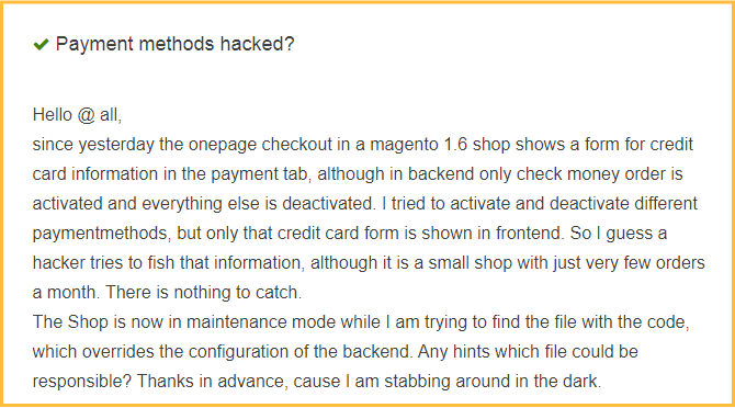 magento security threat