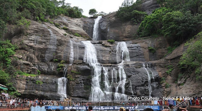 Courtallam Waterfall, Tamil Nadu