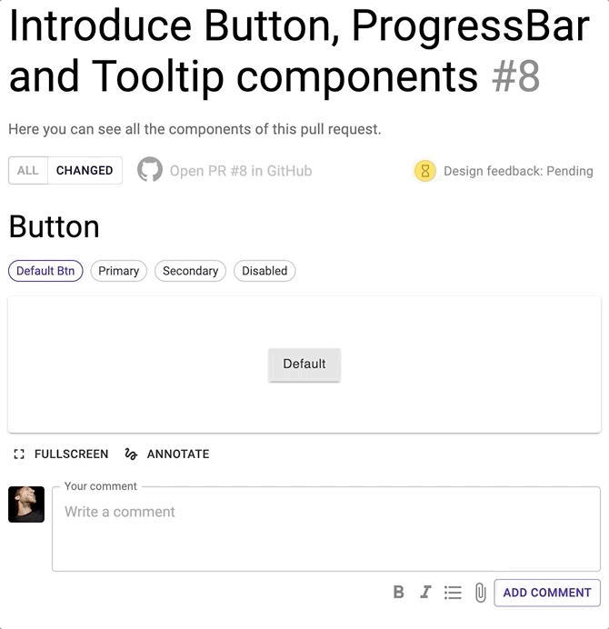 Inspect and comment on newly developed Bojagi components