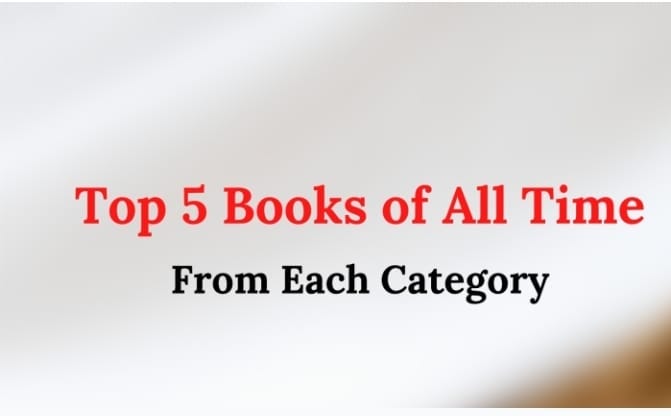 top 5 books of all time from each category