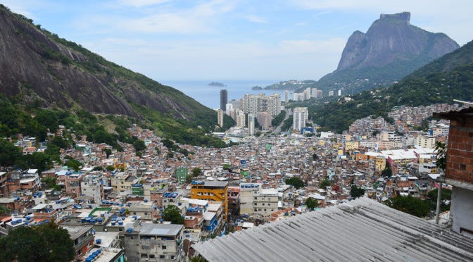 Rio slums favelas Olympics