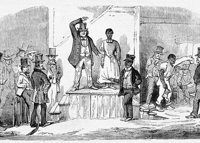 Slave Auction, Richmond, Virginia, 1857