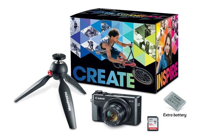 Canon PowerShot G7 X Mark II Digital Camera Video Creator Kit