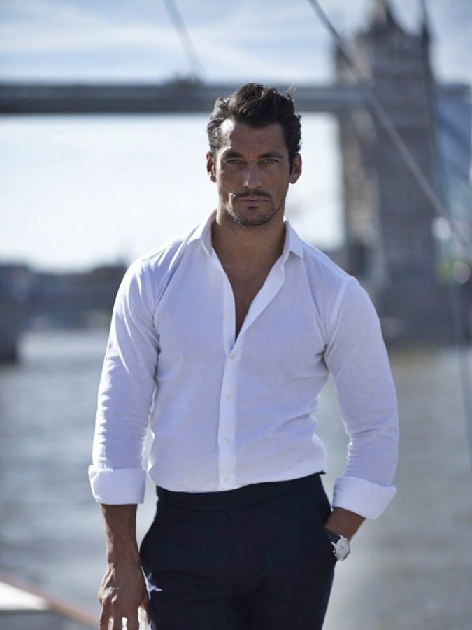 David Gandy, from tumblr with Smoking hot David Gandy on board John Walker & Sons Voyager in London on the Thames.