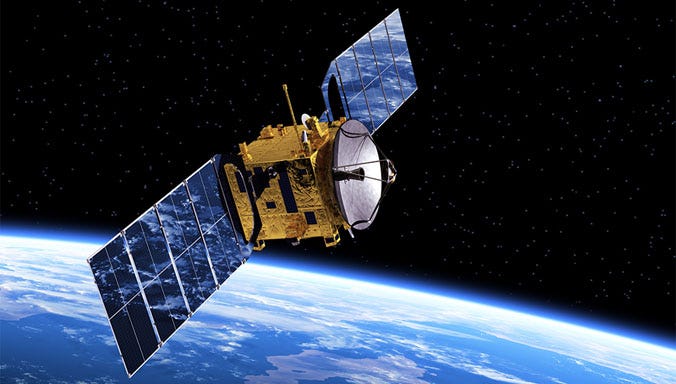 A satellite. NATO