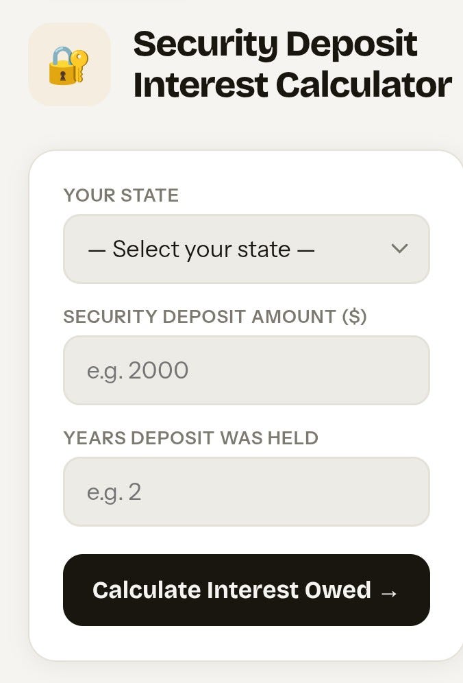 Unlock Instant Financial Clarity: Your Go-To Tools for Rent, Overtime, & Security Deposits. 