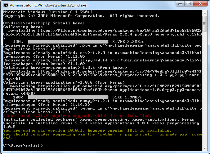 Python Setup For Machine Learning In Windows | LaptrinhX