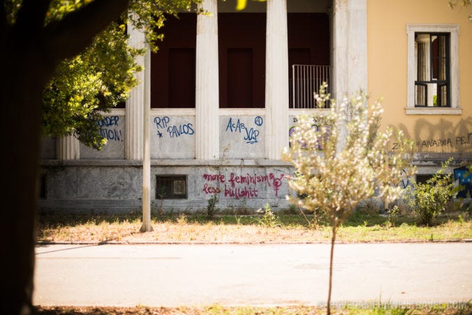 Street Graffiti in Athens, Greece