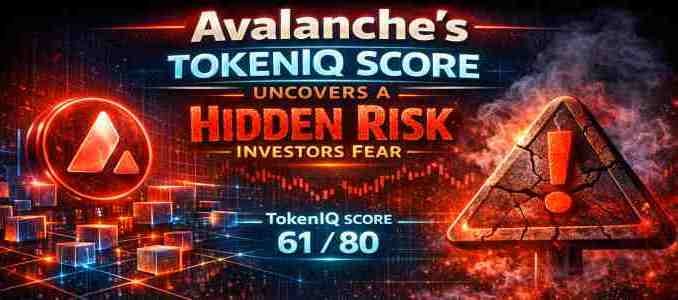 The Avalanche TokenIQ Score Warning Investors Should See