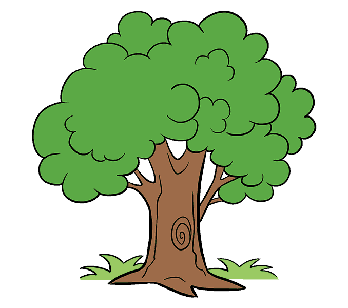 A cartoon tree.