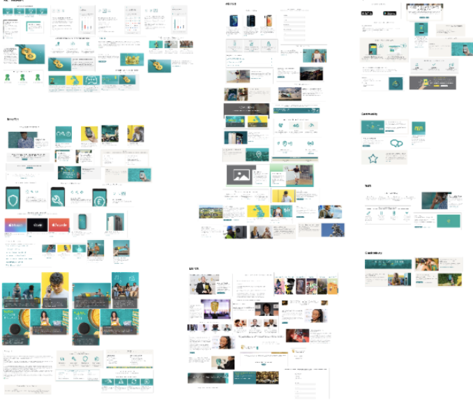 An image of the wide range of pages on the Why EE? section of the website