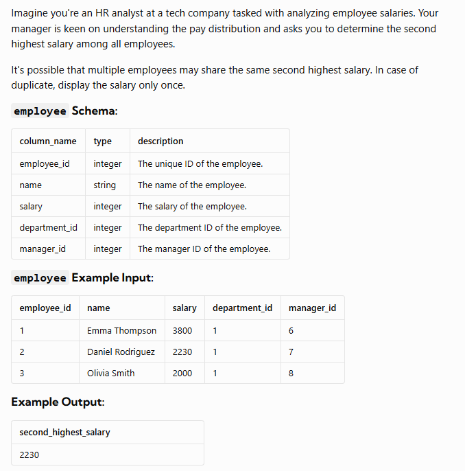 Three Interesting SQL Questions for Interview Preparation