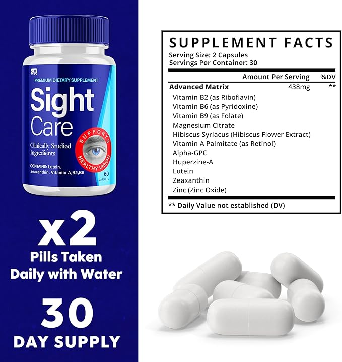 Supplement Facts Of Sightcare