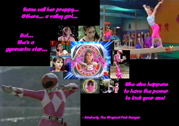 Kimberly the pink Power Ranger