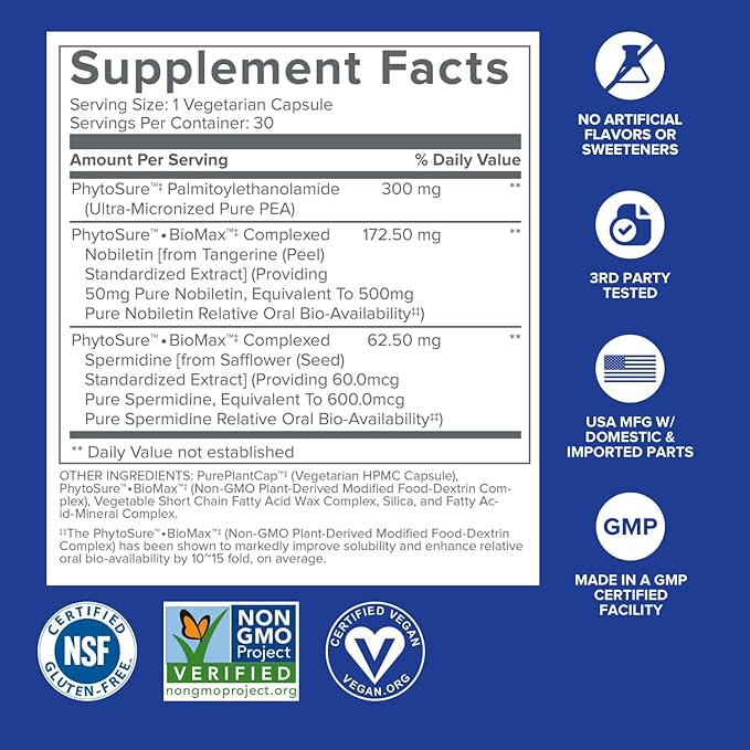 Supplement Facts of Gundry MD Bio Sync