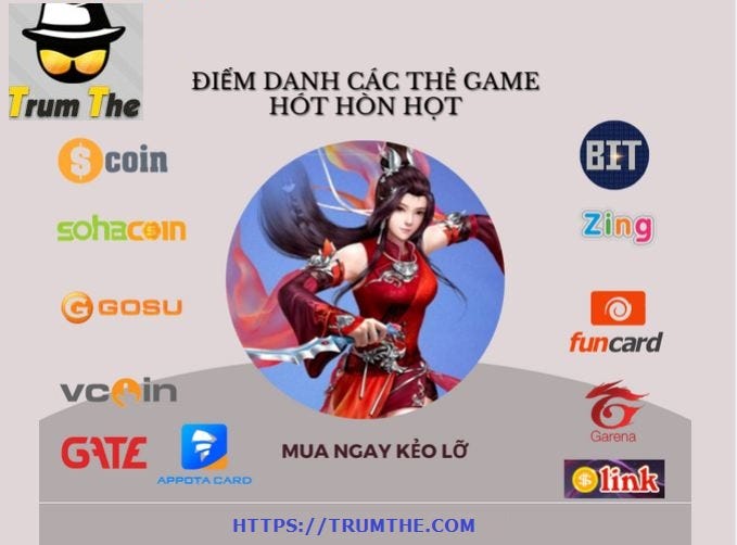 Mua thẻ game online ở nước ngoài uy tín