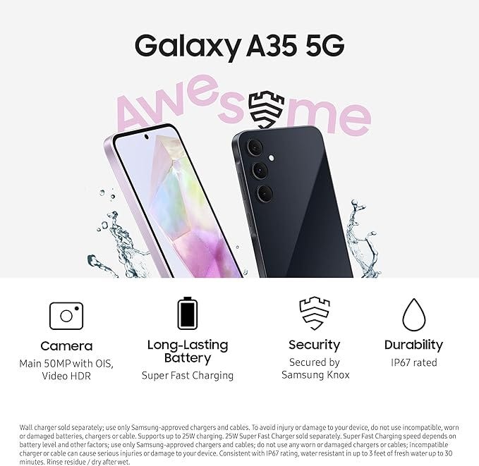 SAMSUNG Galaxy A35 5G A Series Cell Phone
