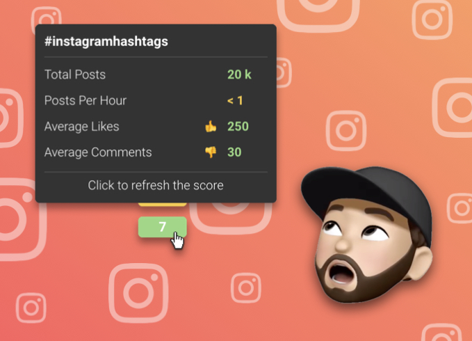 new instagram hashtag update for Curate