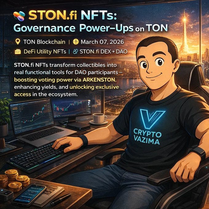 STON.fi NFTs: How Collectibles Become Governance Power on TON