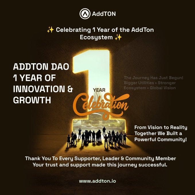 AddTON DAO Completes 1 Successful Year of Growth & Innovation