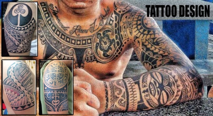 I will create custom and detailed tribal tattoo design