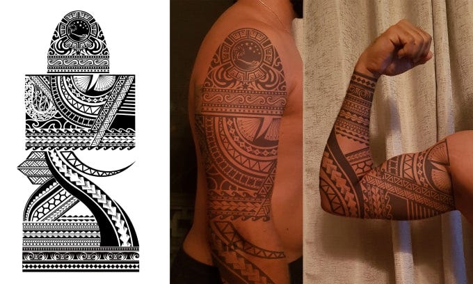 I will design your polynesian tribal tattoo