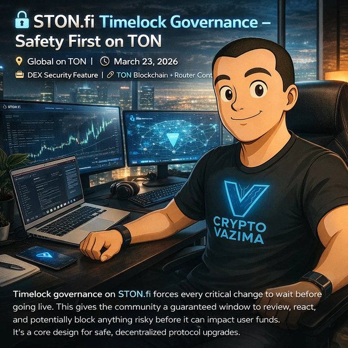 Timelock Governance on STON.fi: Why Every Upgrade Has to Wait