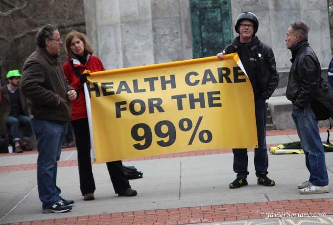 Image result for healthcare protests