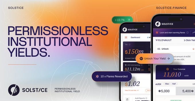 Solstice + Exponent: Your Cosmic DeFi Boost