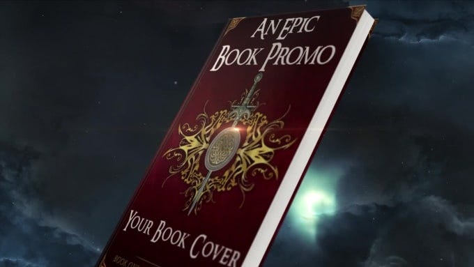 I will create this fantasy epic saga book trailer