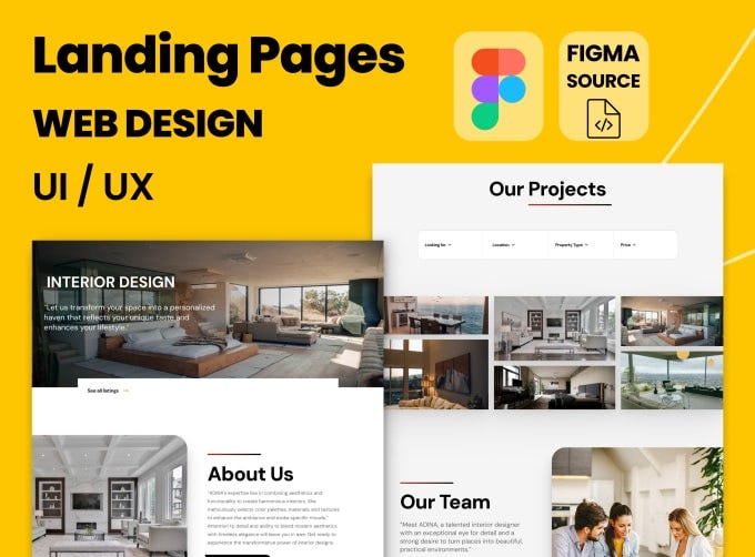 I will create the best website landing page design in figma