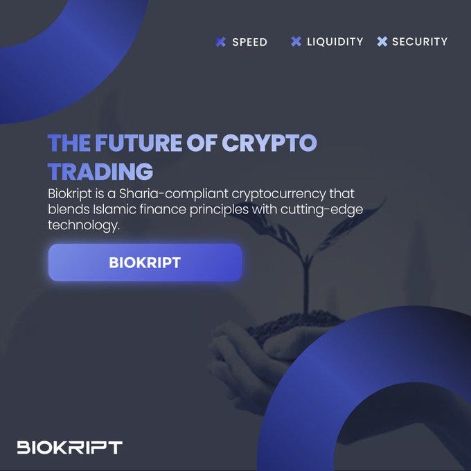 Biokript is a User-friendly and Enabling A Shariah Compliant Crypto Trading Platform