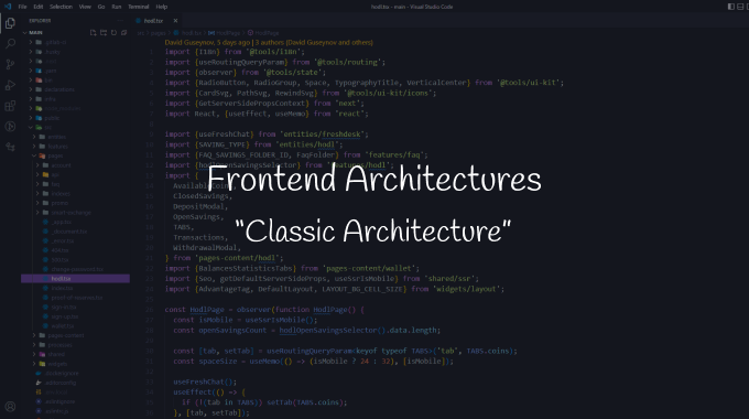 Classic Frontend Architecture: Pros & Cons of the No-Architecture Approach