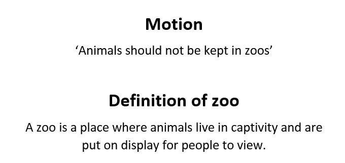 why there should not be zoos