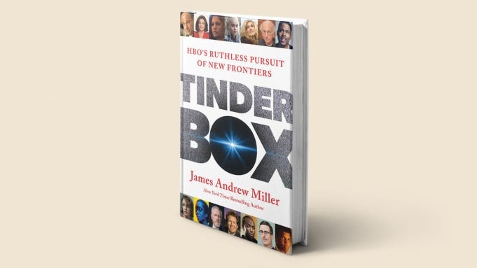 Image of the cover of the book “Tinderbox” by James Andrew Miller